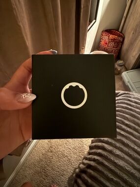 Halo Black and White Ring Box